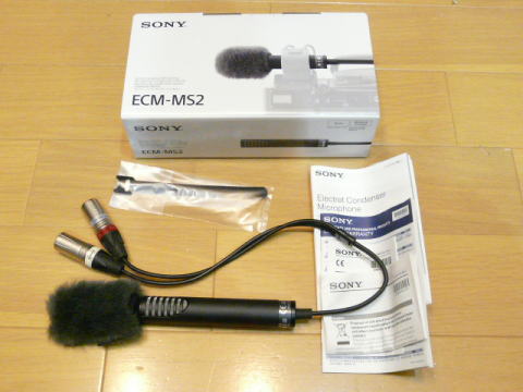 SONY Electret Condenser Microphone ECM-MS2 MSステレオマイクロホン