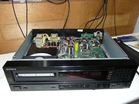 SONY COMPACT DISC PLAYER CDP-338ESDの修理