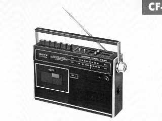 SONY 初期のラジカセ・カセットコーダー 1966年～1972年