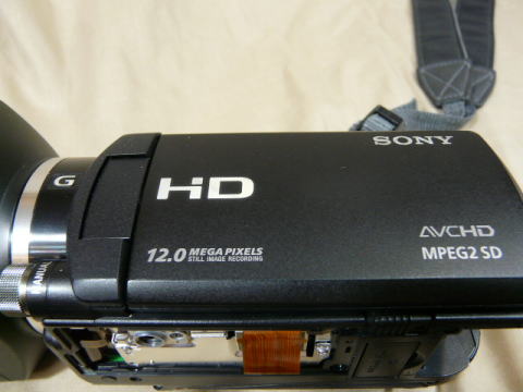 SONY AVCHDカムコーダー HXR-MC50Jの内蔵充電池の交換