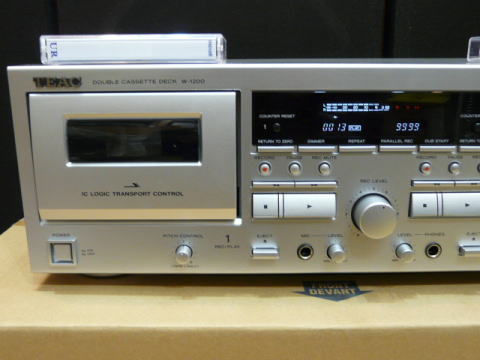 TEAC ダブルカセットデッキ W-1200