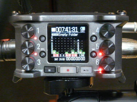 ZOOM F6 MultiTrack Field Recorder