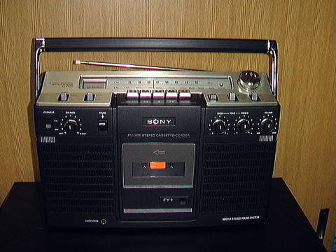 ラジオ・ラジカセミニ博物館・SONY・1 ラジカセ