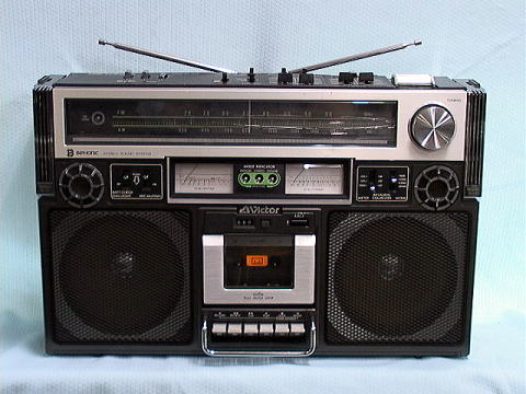 victor ビクター ステレオ ラジオ カセット レコーダー RC-838 ...