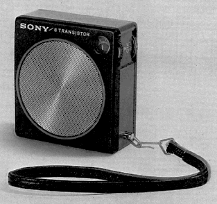 ラジオ・ラジカセミニ博物館・SONY・トランジスタラジオ・1969年(昭和44年)